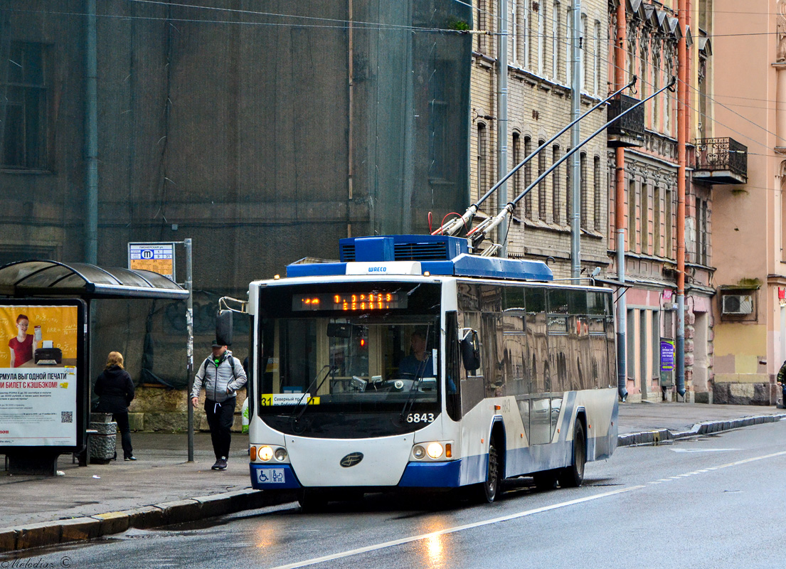 Санкт-Петербург, ВМЗ-5298.01 «Авангард» № 6843