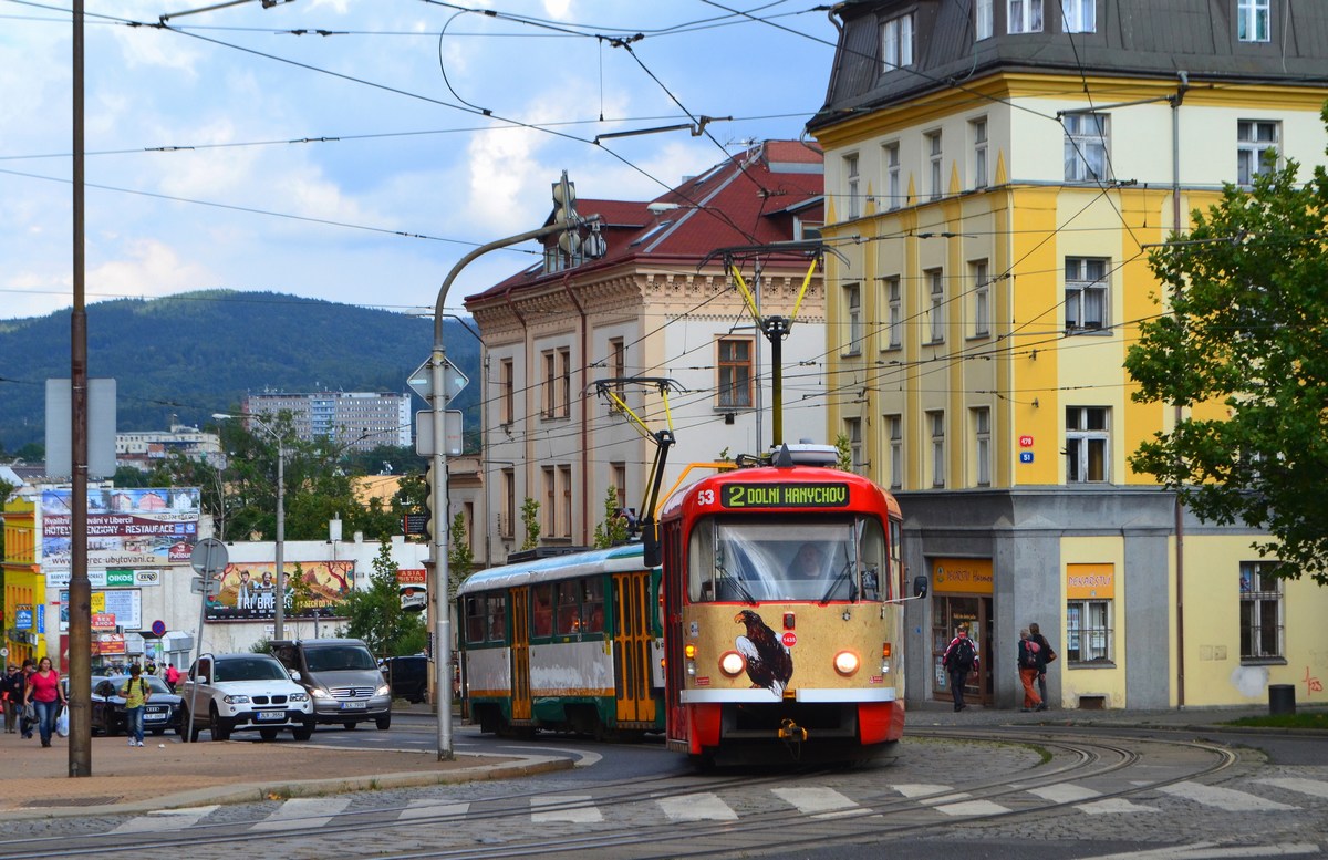 Liberec ― Jablonec nad Nisou, Tatra T3M.04 nr. 53
