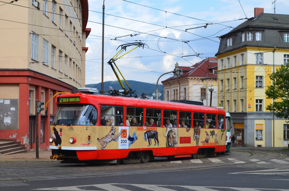 Liberec ― Jablonec nad Nisou, Tatra T3M.04 N°. 53
