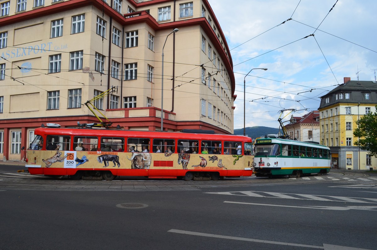 Liberec ― Jablonec nad Nisou, Tatra T3M.04 nr. 53; Liberec ― Jablonec nad Nisou, Tatra T3M.04 nr. 83