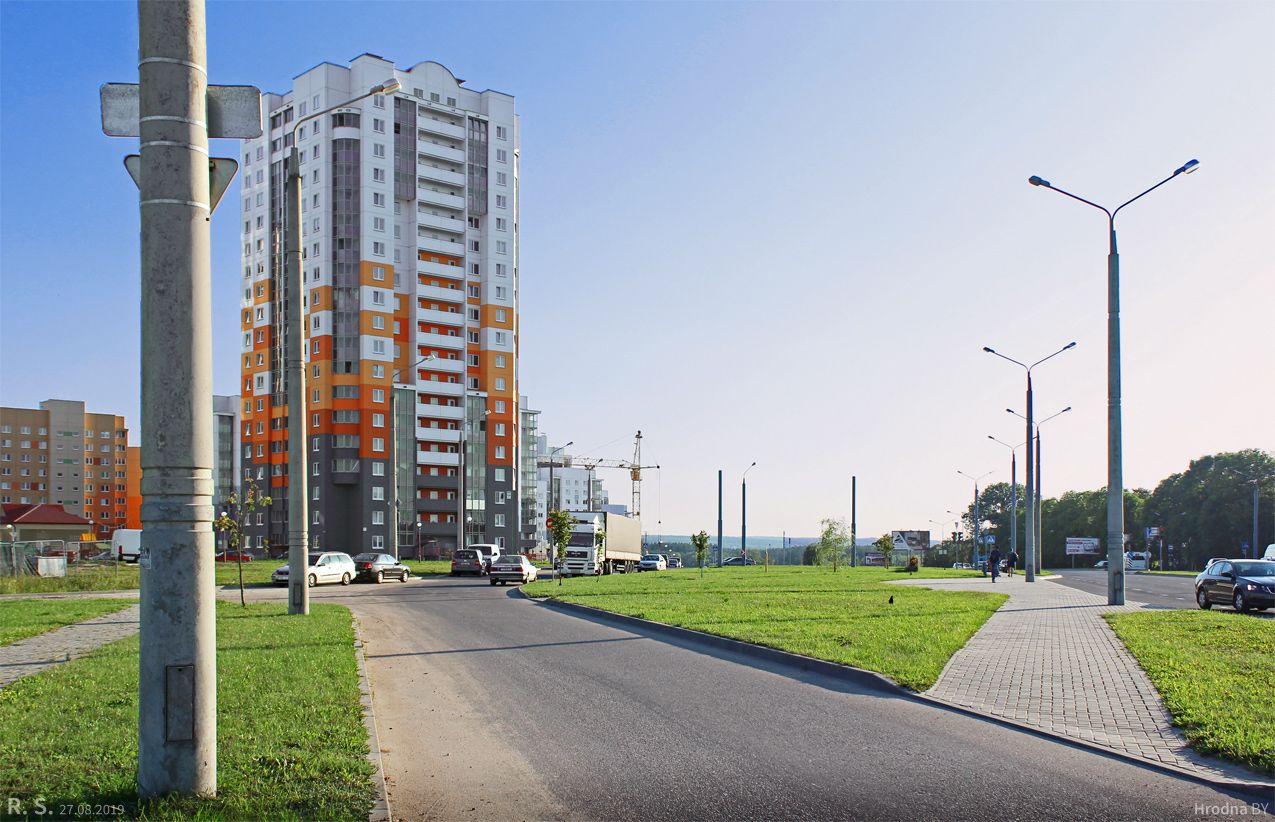 Гродно — Конечные пункты и разворотные кольца; Гродно — Строительство троллейбусных линий