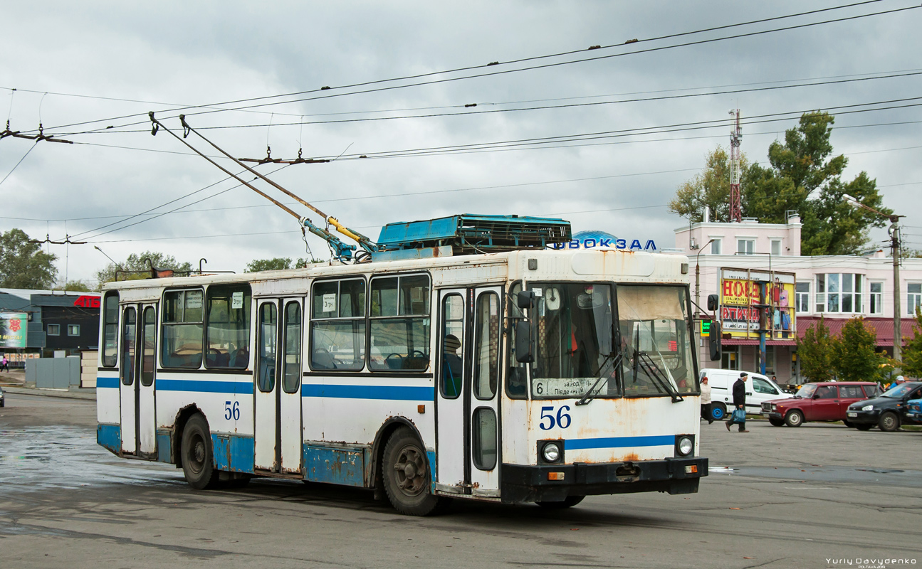 Полтава, ЮМЗ Т1Р (Т2П) № 56