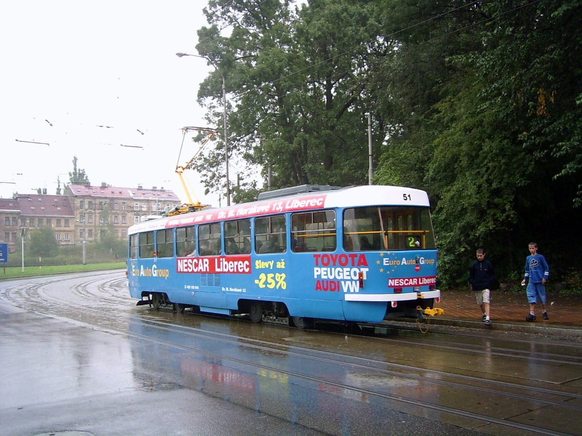 Либерец ― Яблонец-над-Нисой, Tatra T3M.04 № 51
