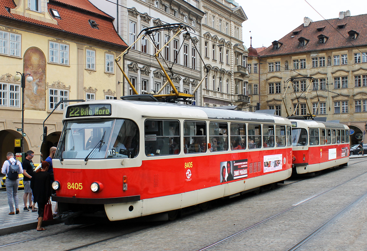 Прага, Tatra T3R.P № 8405