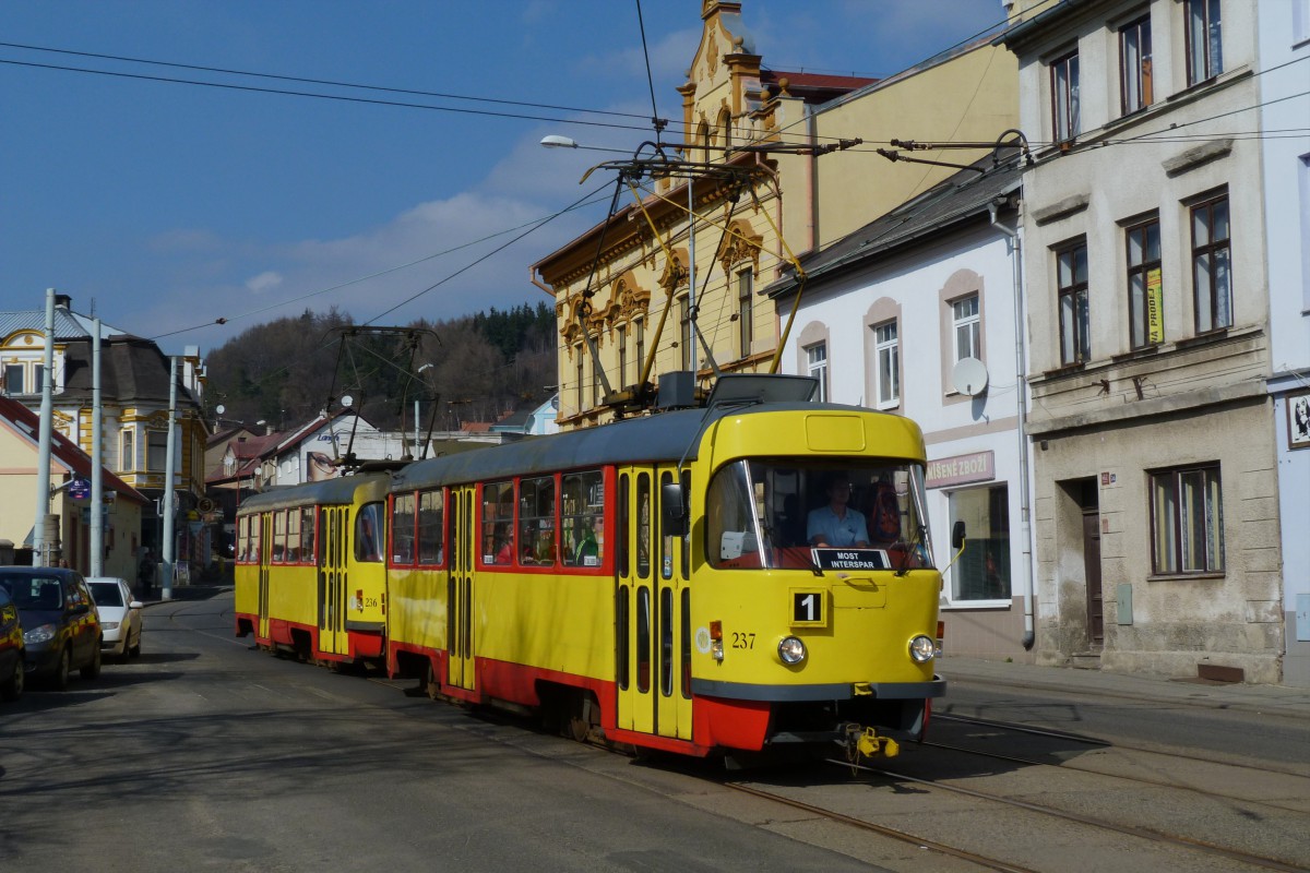 Most ― Litvínov, Tatra T3M.3 № 237 Most ― Litvínov, Tatra T3M.3 № 237