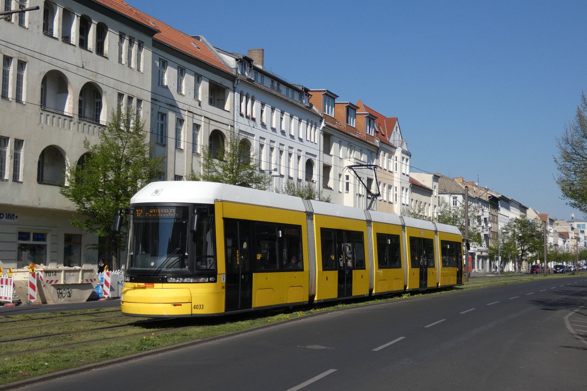 Берлин, Bombardier Flexity Berlin (GT6-08ZR/F6Z) № 4033