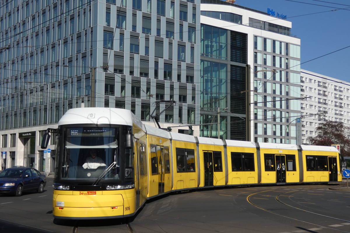 Берлин, Bombardier Flexity Berlin (GT8-08ZR/F8Z) № 9016