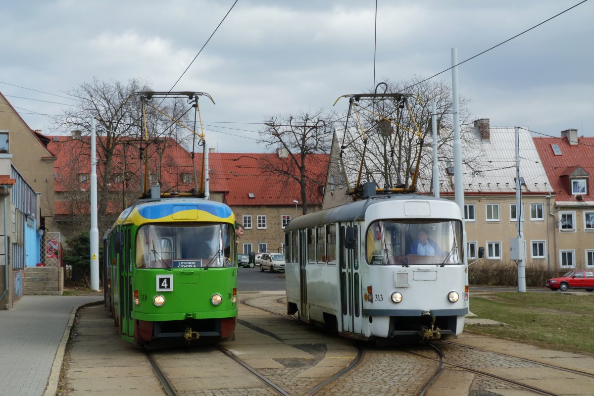 Мост ― Литвинов, Tatra T3M.3 № 310; Мост ― Литвинов, Tatra T3M.3 № 313