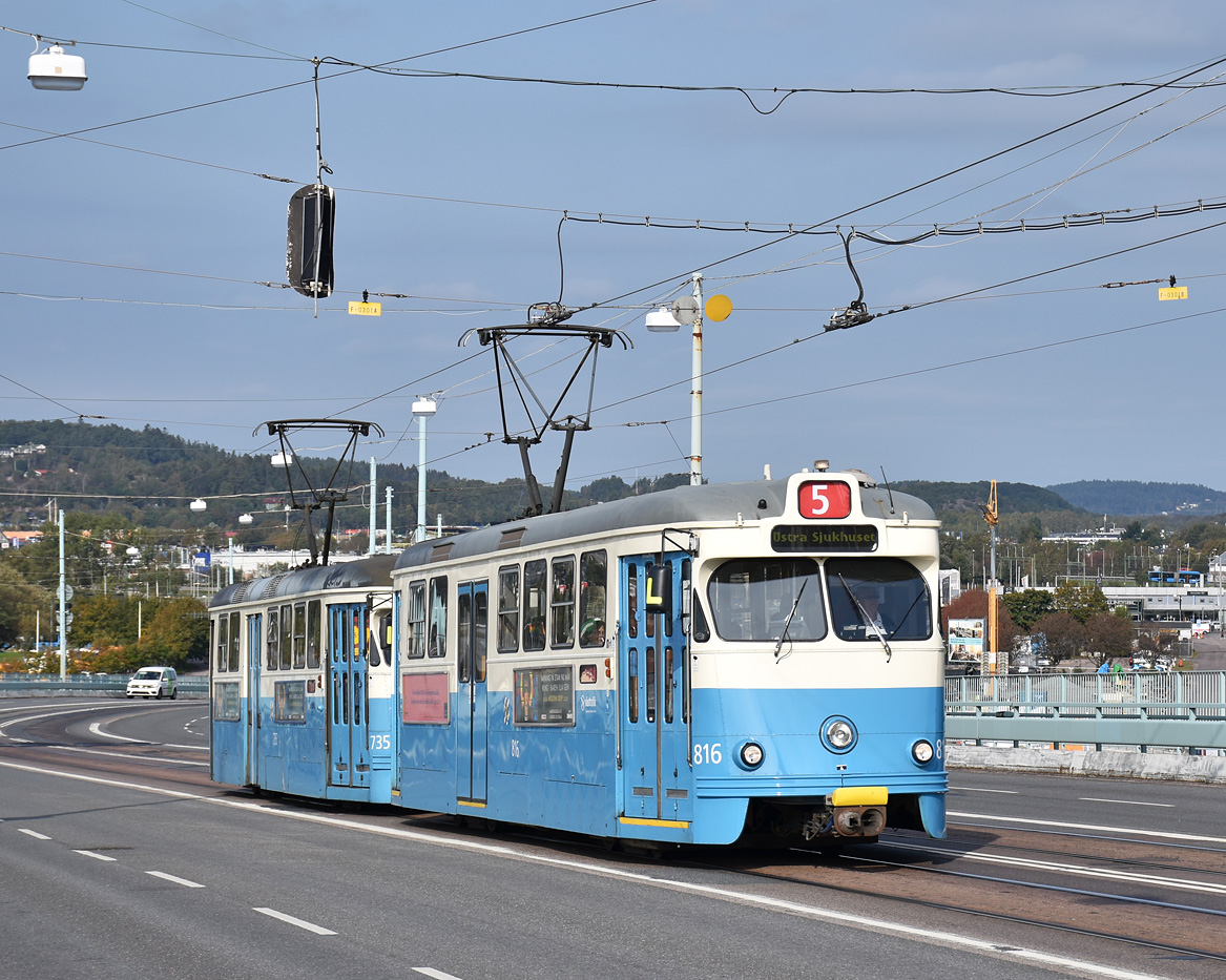 Göteborg, Hägglund M29 # 816; Göteborg, ASEA/ASJL M28 # 735 Göteborg, Hägglund M29 # 816; Göteborg, ASEA/ASJL M28 # 735