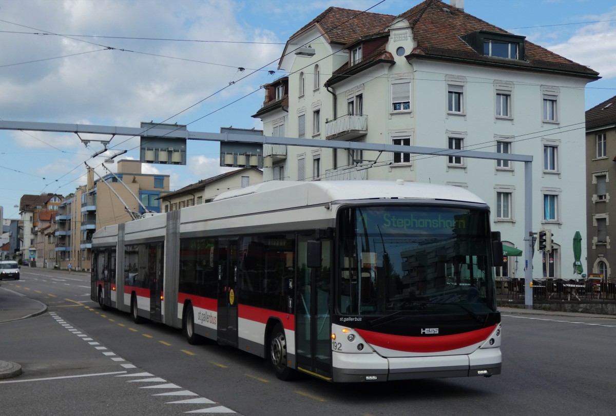 St. Gallen, Hess lighTram (BGGT-N2C) № 192