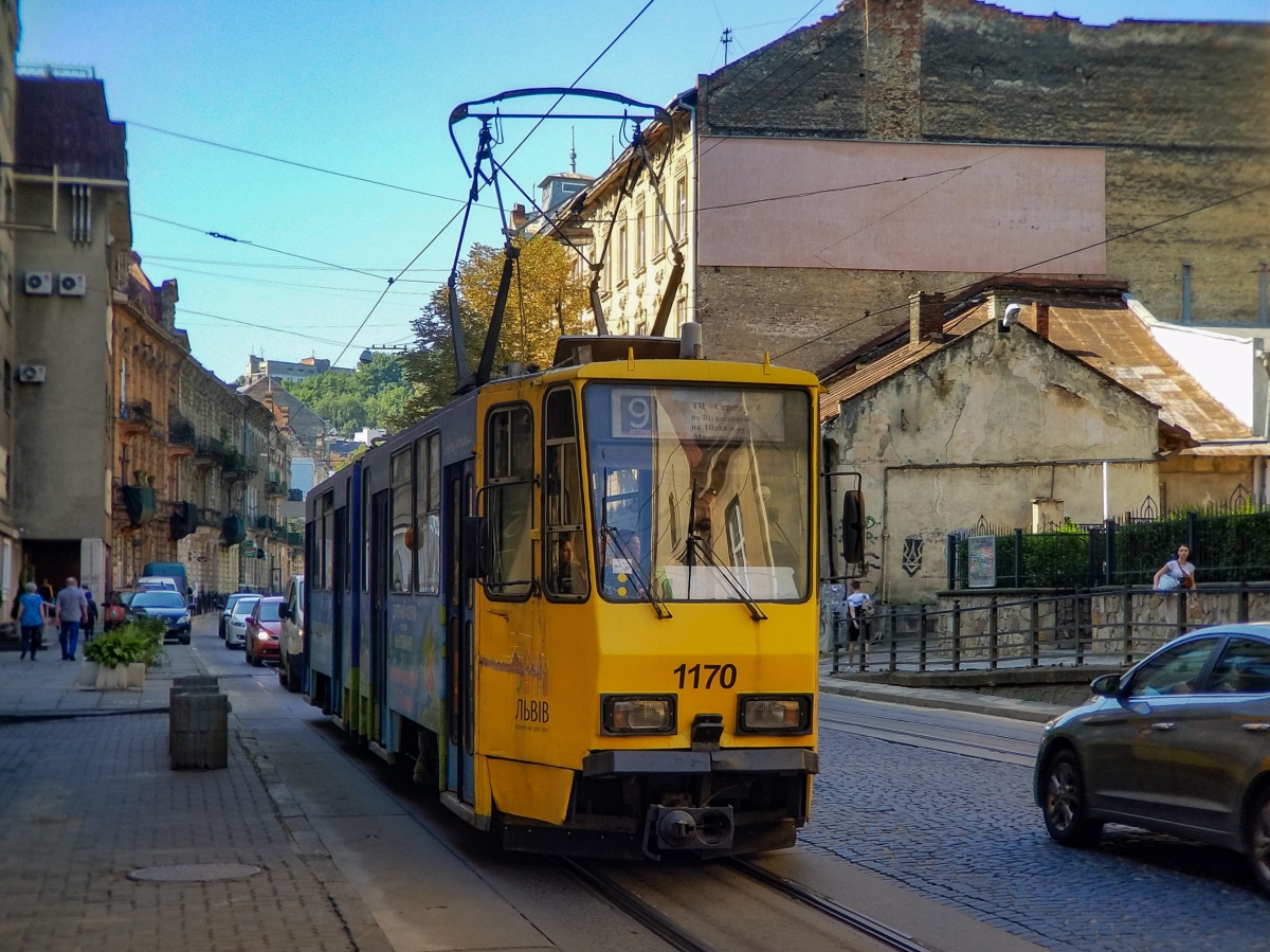Львов, Tatra KT4D № 1170