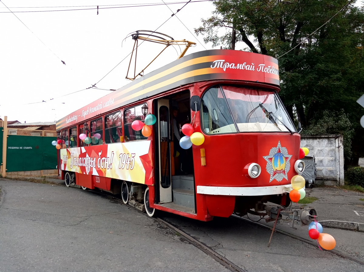 Владикавказ, Tatra T4D-MI № 223; Владикавказ — Служебная линия в Городское трамвайное депо