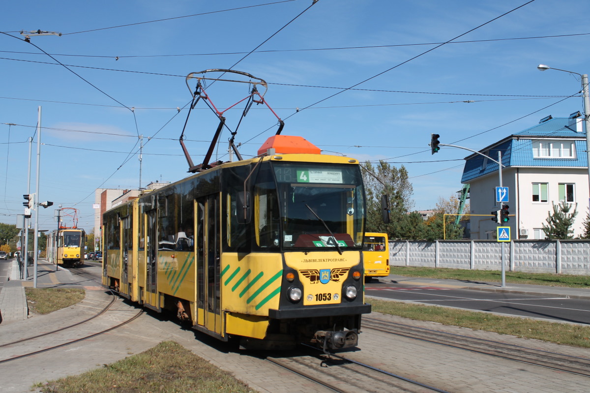 Львов, Tatra KT4SU № 1053