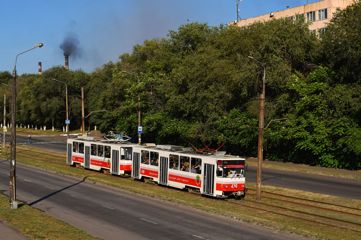 Запорожье, Tatra T6B5SU № 430; Запорожье, Tatra T6B5SU № 431