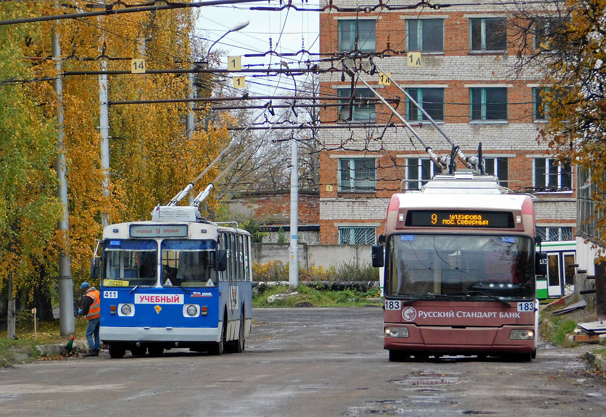 Калуга, ЗиУ-682 «Калуга» № 411; Калуга, БКМ 321 № 183