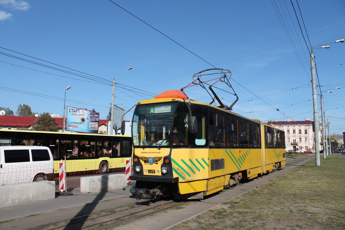 Львов, Tatra KT4SU № 1053