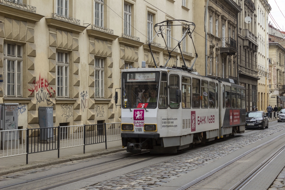 Львов, Tatra KT4D № 1169