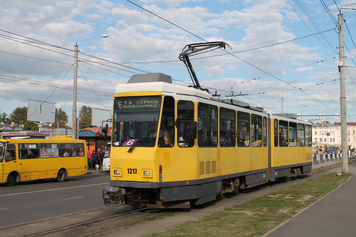 Львів, Tatra KT4DM № 1217