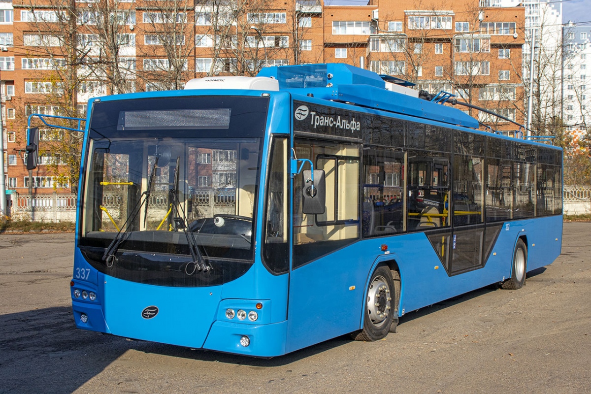 Иркутск, ВМЗ-5298.01 «Авангард» № 337; Иркутск — Поставки трамваев и троллейбусов; Иркутск — Троллейбусное депо