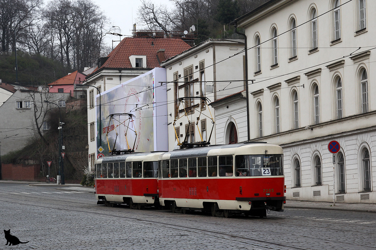 Прага, Tatra T3SUCS № 7205