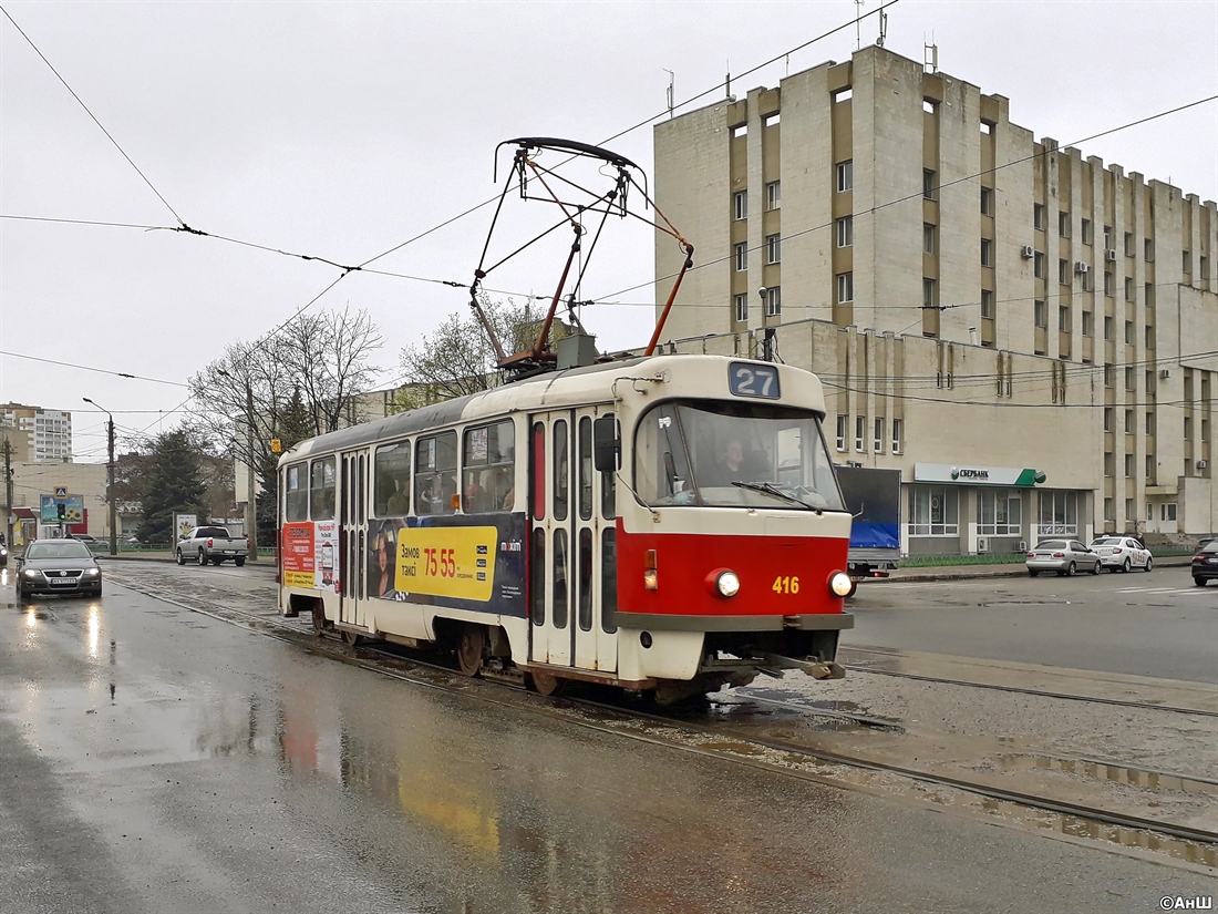 Харьков, Tatra T3SUCS № 416