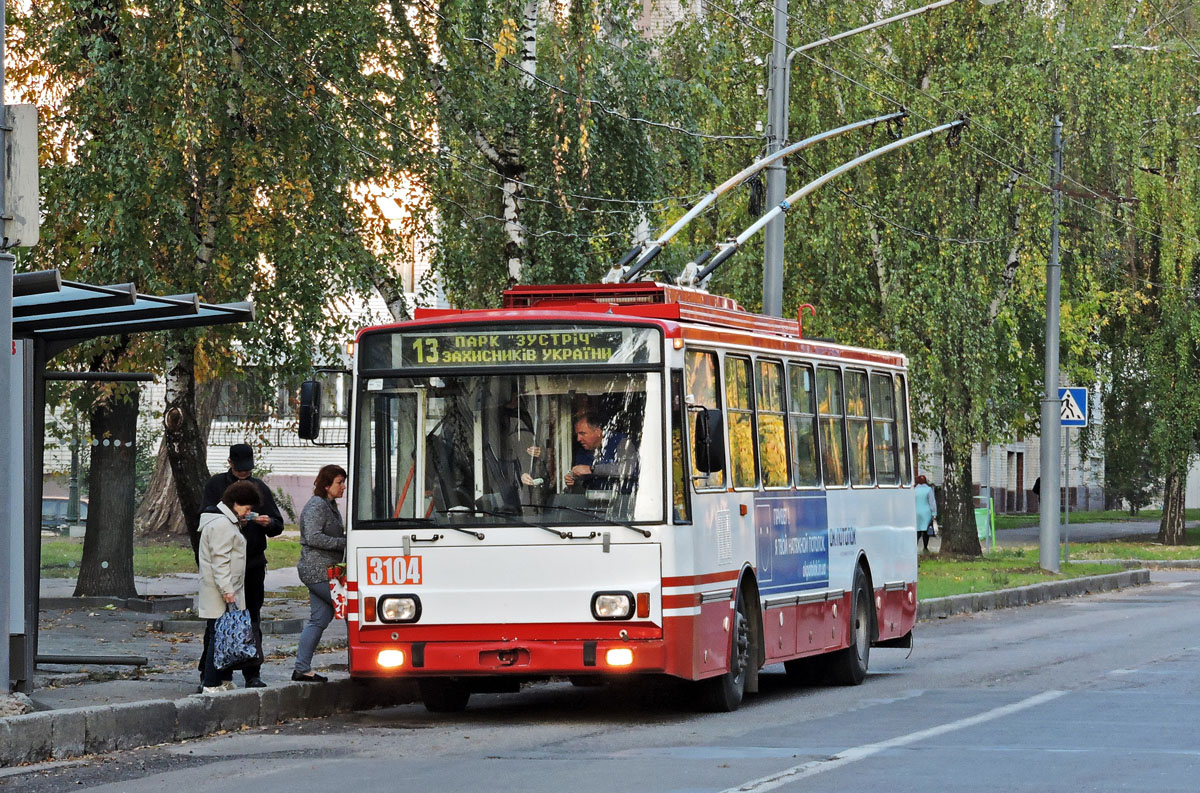 Харьков, Škoda 14Tr17/6M № 3104