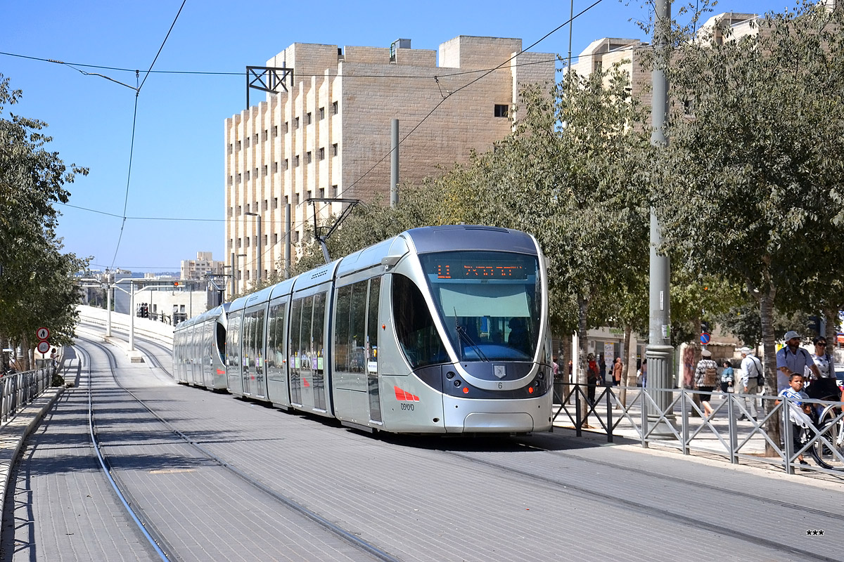 Jerusalem, Alstom Citadis 302 č. 06