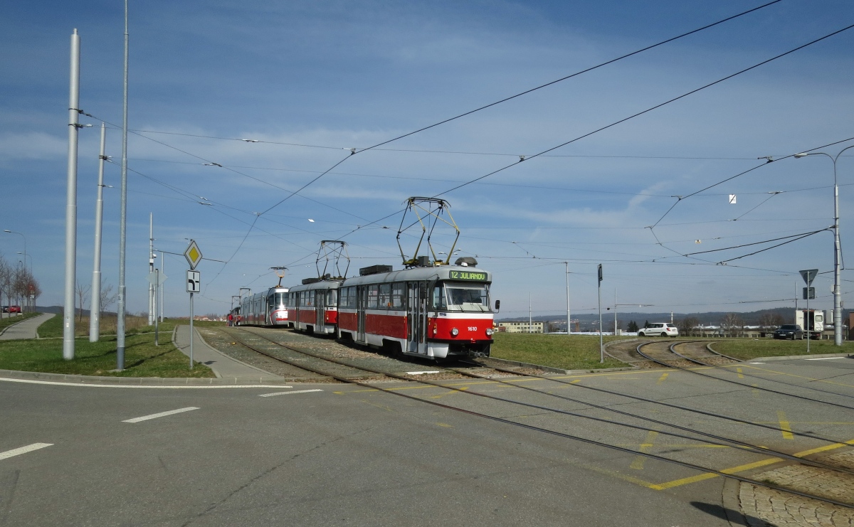 Брно, Tatra T3G № 1610