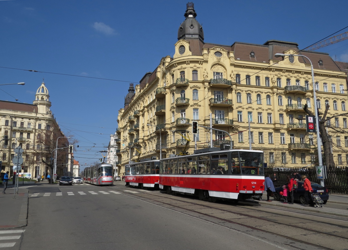 Брно, Tatra T6A5 № 1214