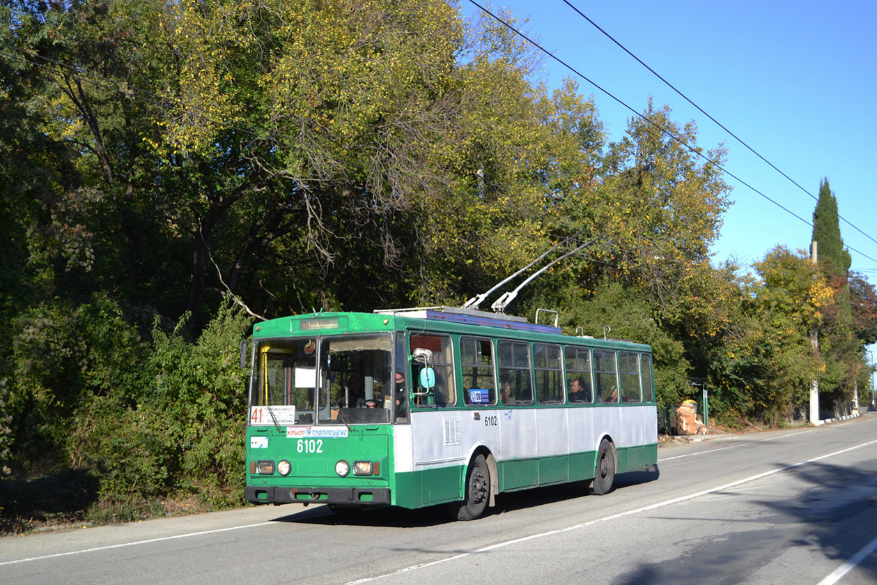 Крымский троллейбус, Škoda 14Tr89/6 № 6102