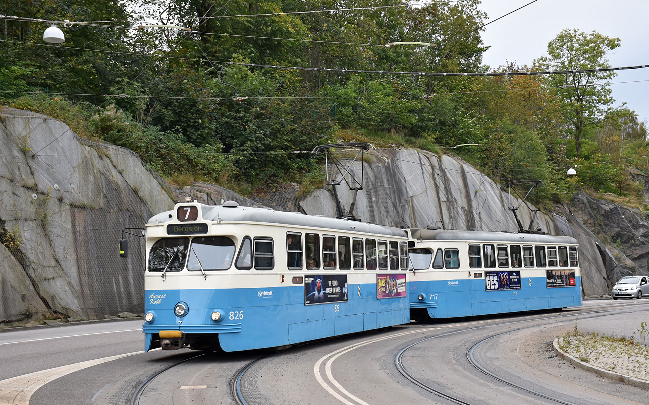 Гётеборг, Hägglund M29 № 826; Гётеборг, ASEA/ASJL M28 № 717 Гётеборг, Hägglund M29 № 826; Гётеборг, ASEA/ASJL M28 № 717