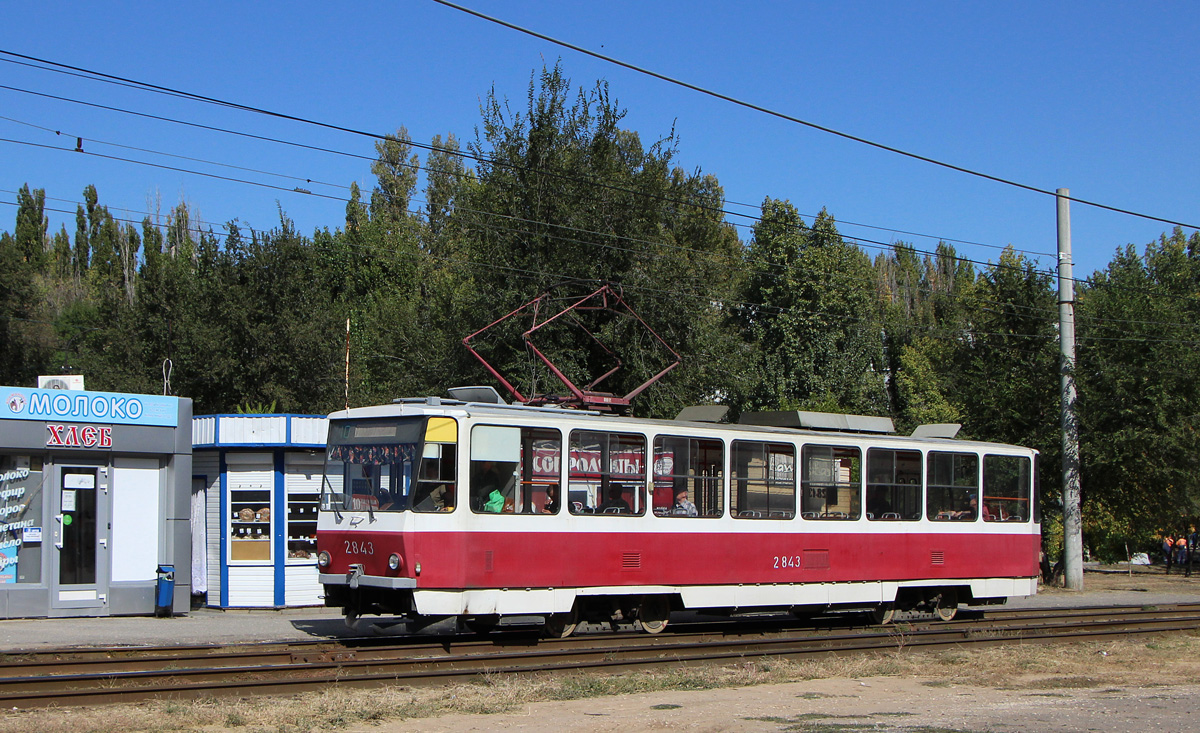 Волгоград, Tatra T6B5SU № 2843
