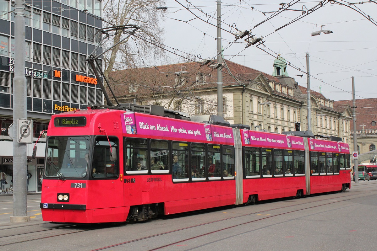 Берн, ACMV/ABB/Duewag Be 4/8 № 731