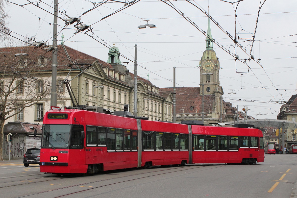 Берн, ACMV/ABB/Duewag Be 4/8 № 738