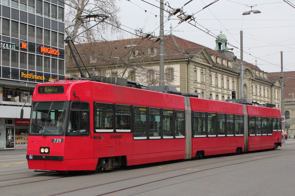 Берн, ACMV/ABB/Duewag Be 4/8 № 739