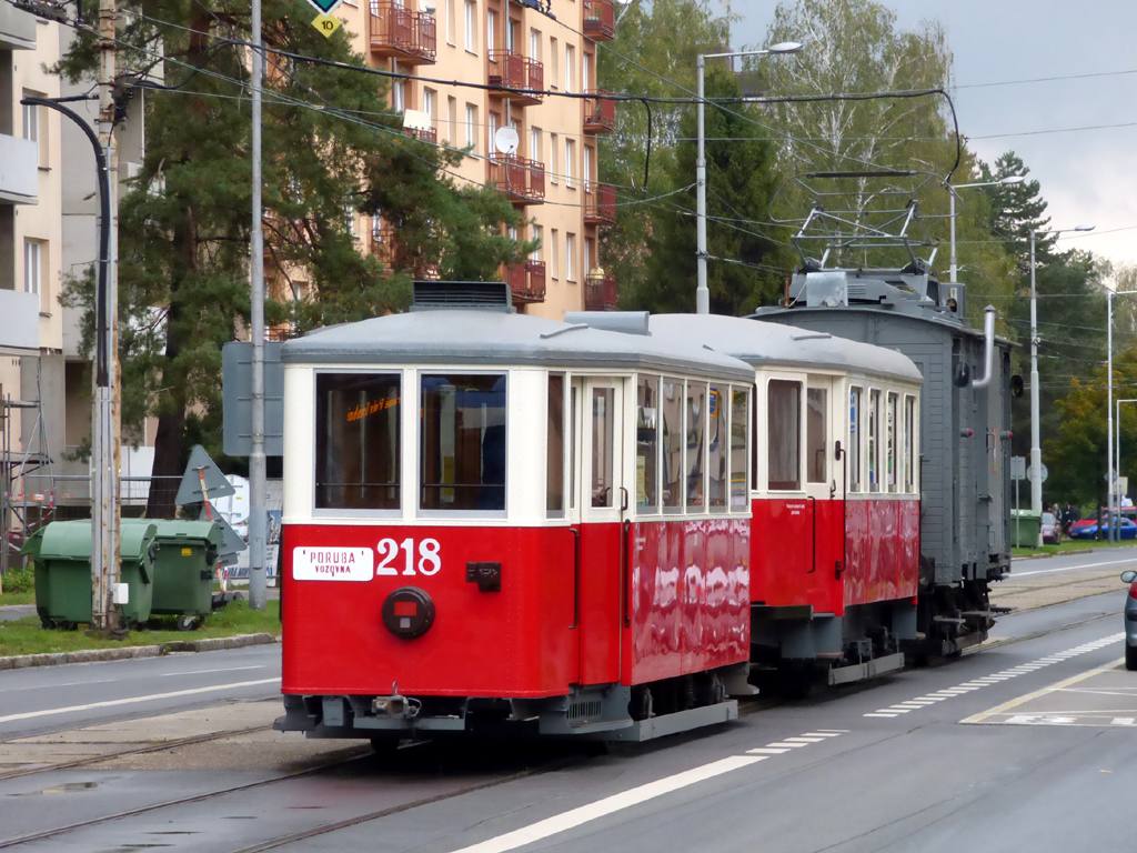 Ostrava, KPS 2-axle trailer car № 218