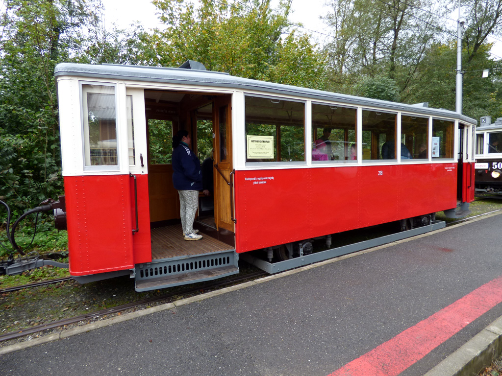 Ostrava, KPS 2-axle trailer car # 218