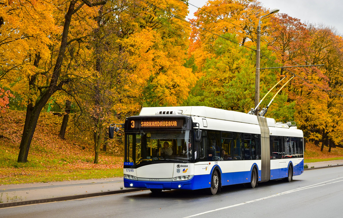 Рига, Škoda 27Tr Solaris III № 17595