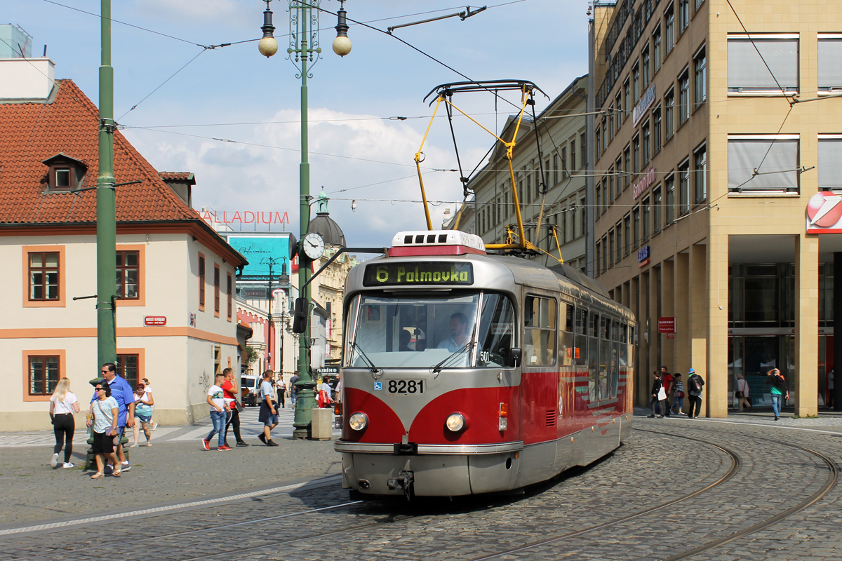 Прага, Tatra T3R.PLF № 8281