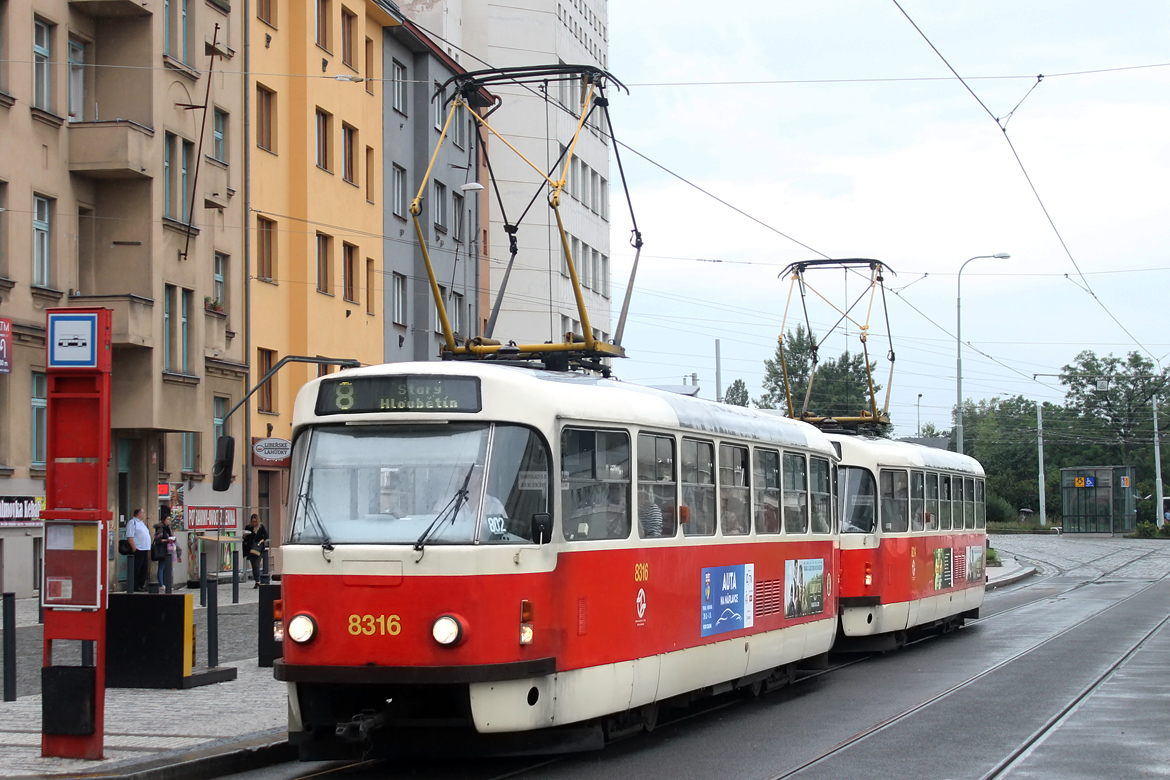 Prague, Tatra T3R.P № 8316 Prague, Tatra T3R.P № 8316