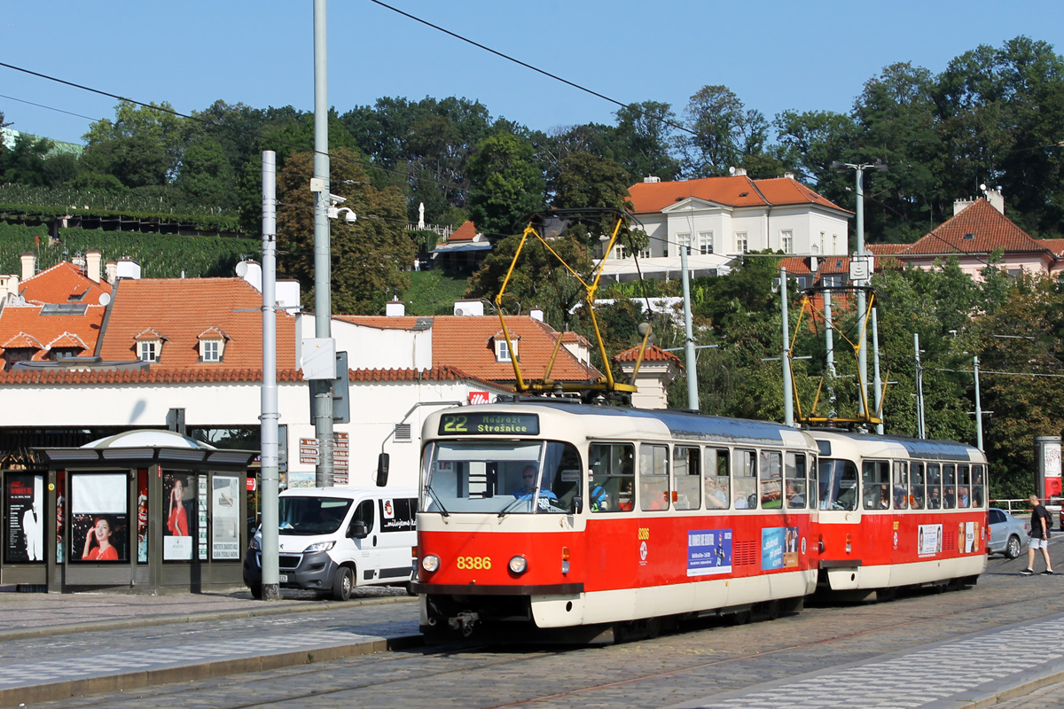 Прага, Tatra T3R.P № 8386