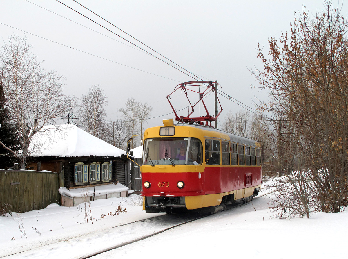 Екатеринбург, Tatra T3SU № 673