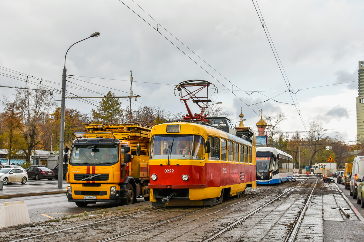 Москва, Tatra T3SU № 0222