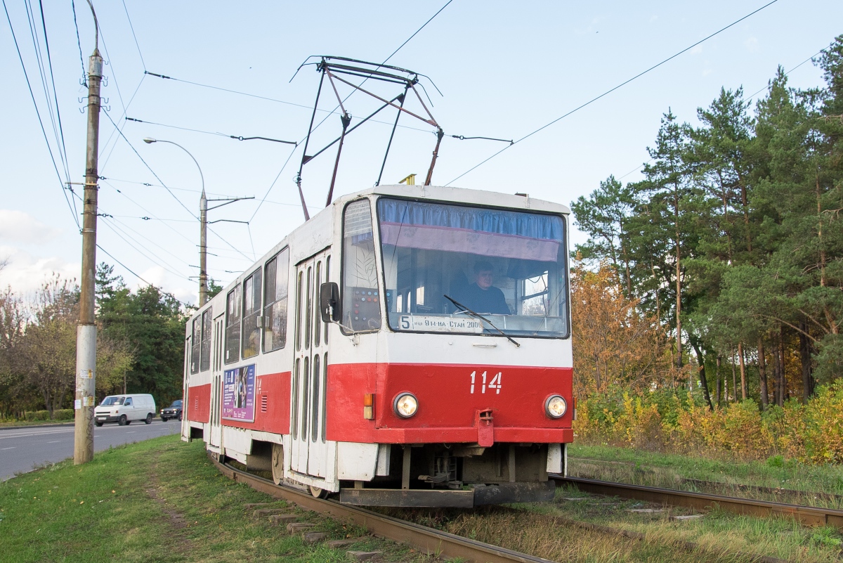 Липецк, Tatra T6B5SU № 114