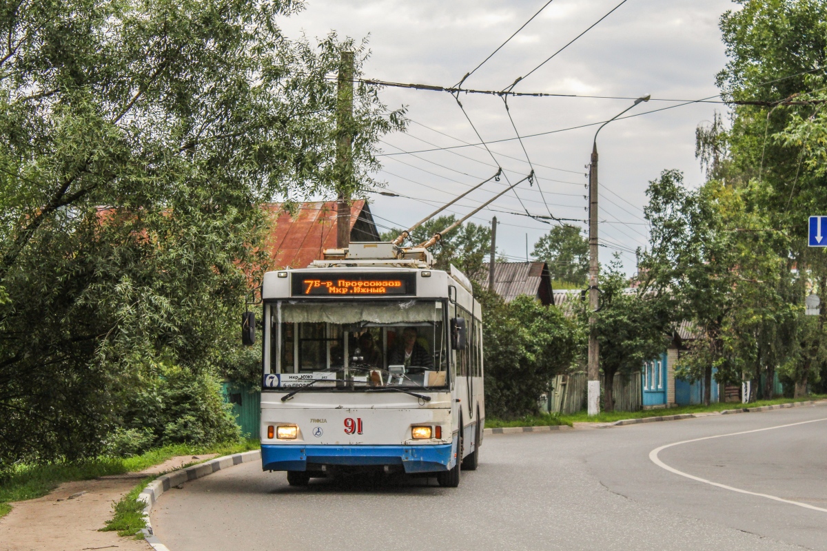Tver, Trolza-5275.03 “Optima” N°. 91; Tver — The last years of the Tver trolleybus (2019 — 2020)