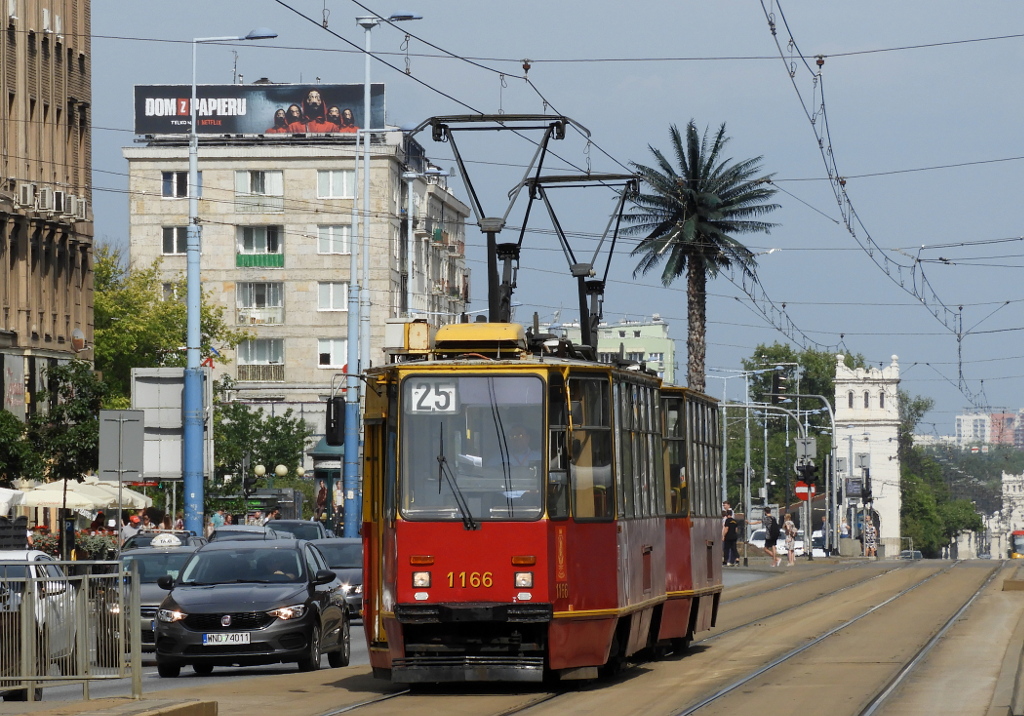 Варшава, Konstal 105Na № 1166