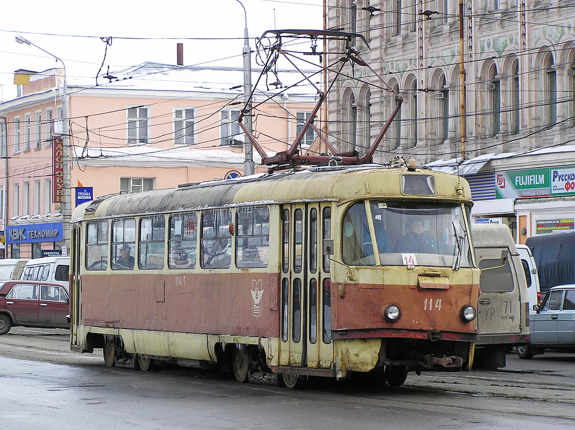 Тула, Tatra T3SU (двухдверная) № 114