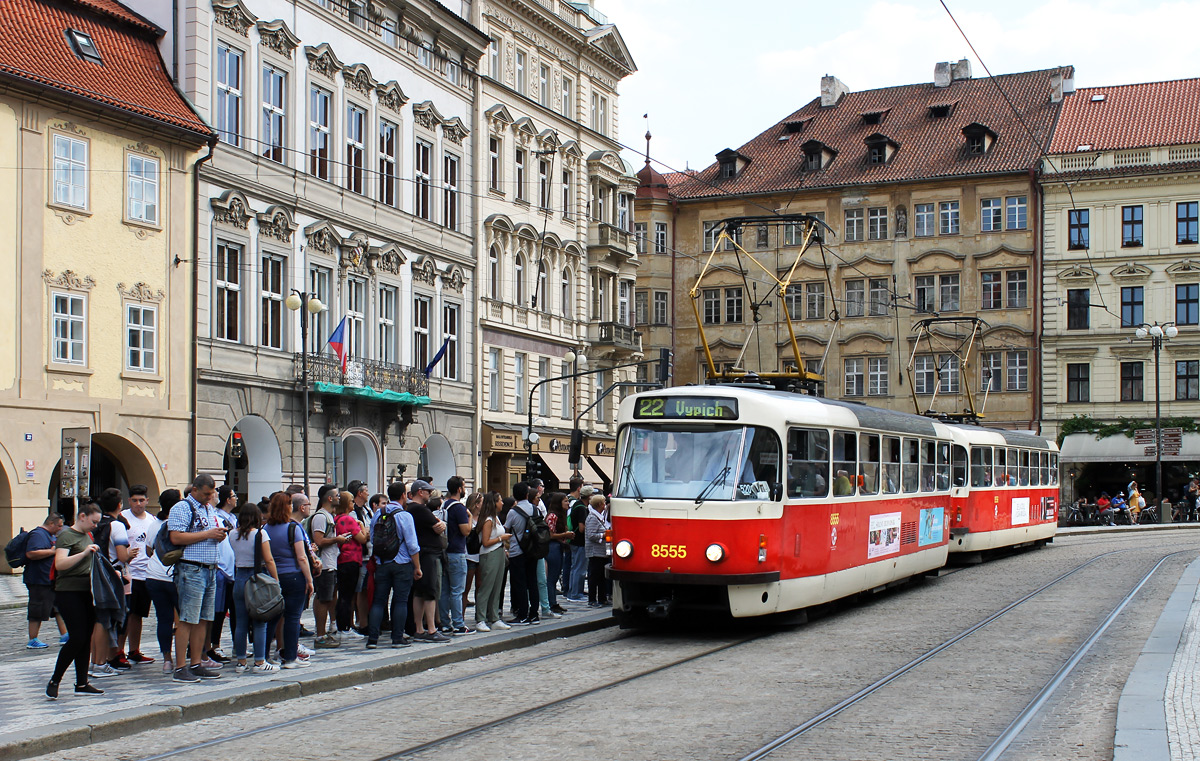 Прага, Tatra T3R.P № 8555
