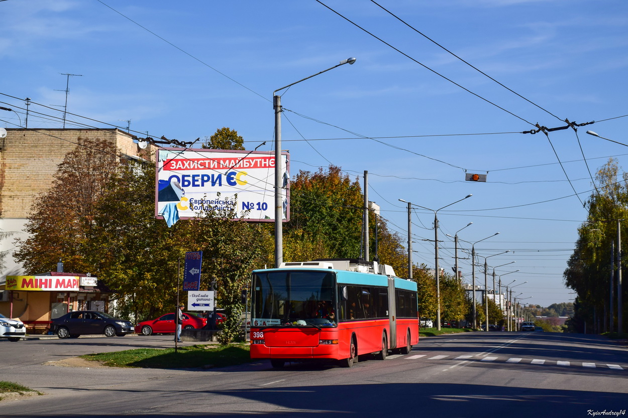Черновцы, Hess SwissTrolley 2 (BGT-N1) № 398