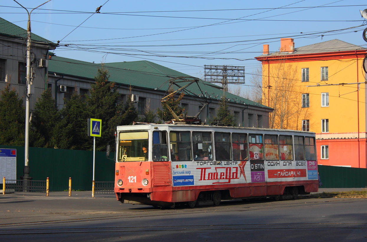 Прокопьевск, 71-605 (КТМ-5М3) № 121 Прокопьевск, 71-605 (КТМ-5М3) № 121
